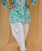 Noor White | Afghani Salwar