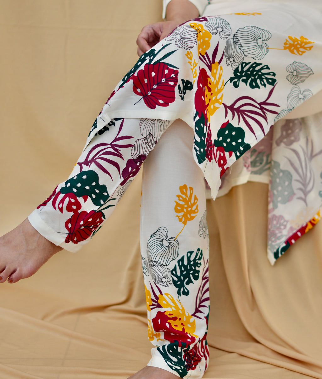 Autumn Muse | Botanical Printed Kurta Set
