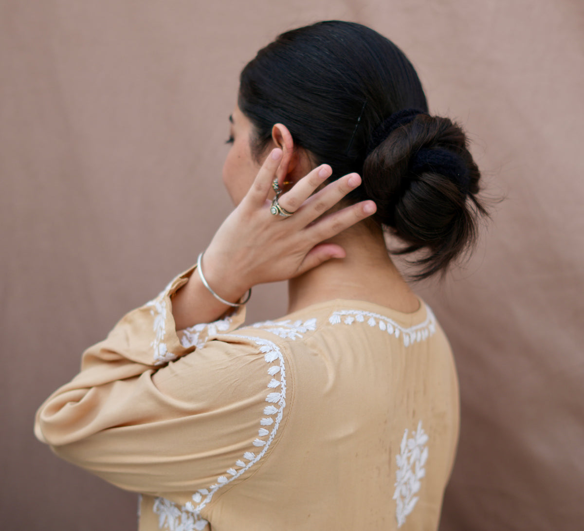 Desert Noor | Lucknowi Chikankari Kurta Set