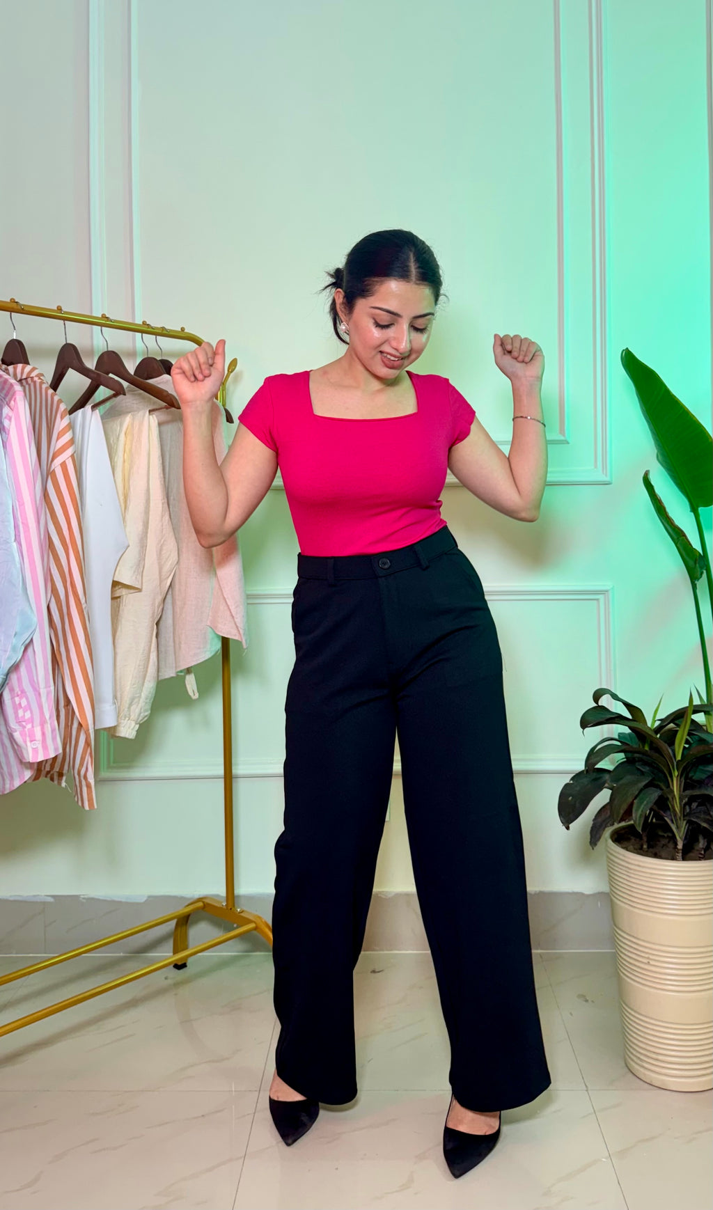 Soft Square | Square-Neck Top