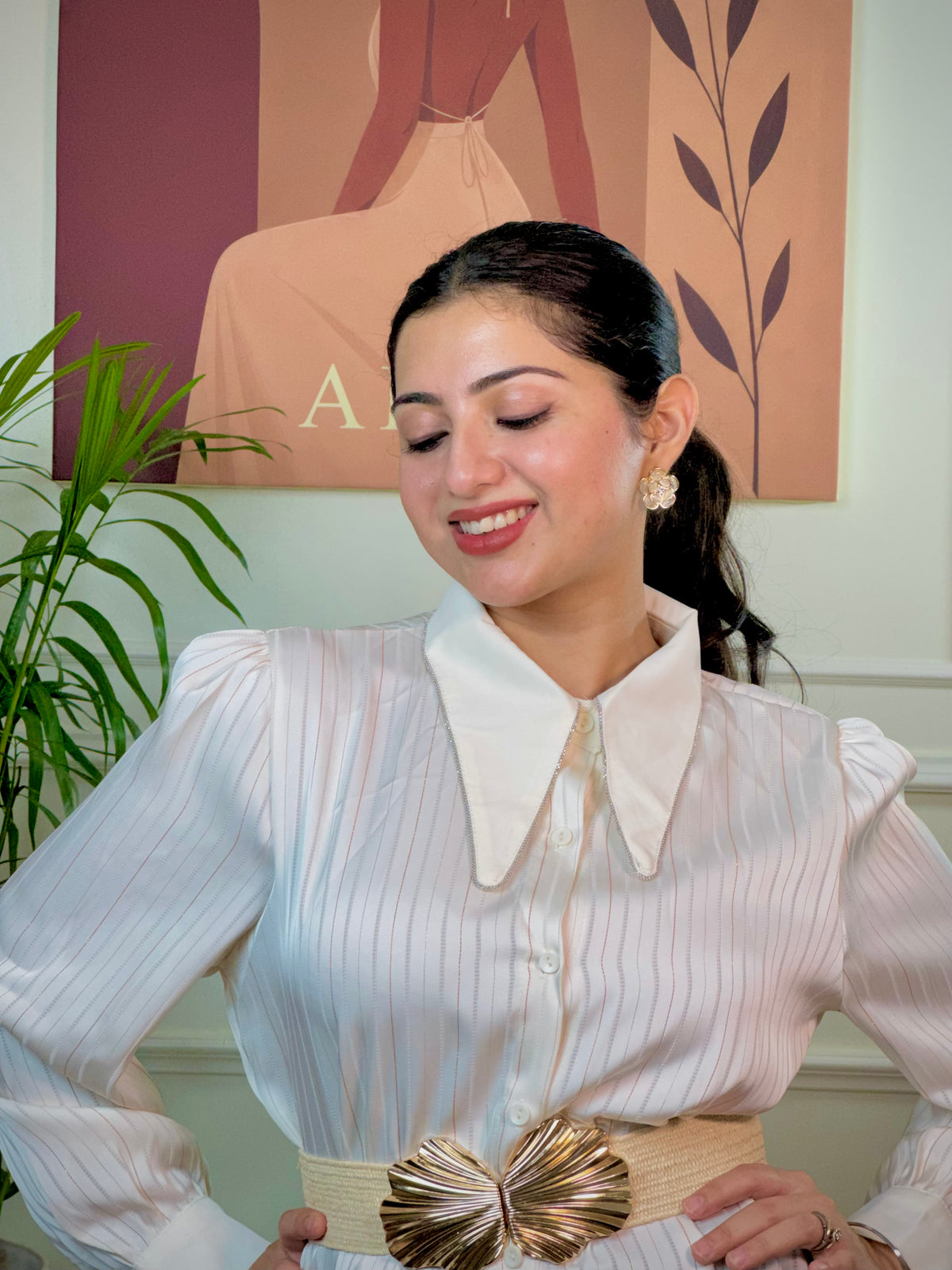 Satin Pinstripe | Formal Shirt