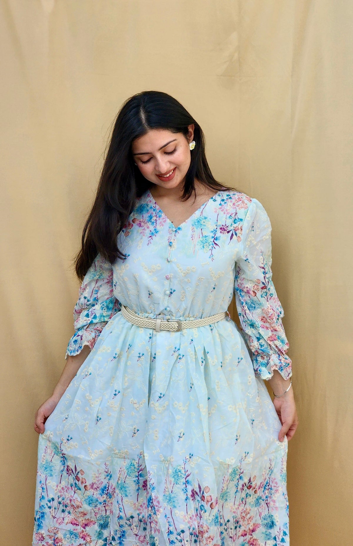 Gardenia Bloom Dress
