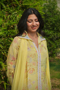 Lemon Bloom | Printed Pakistani Suit Set