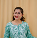 Aqua Noor | Lucknowi Chikankari Kurta