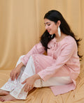 Blush Amour | Embroidered Co-ord Set