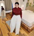 Lustre Luxe | Satin Formal Shirt