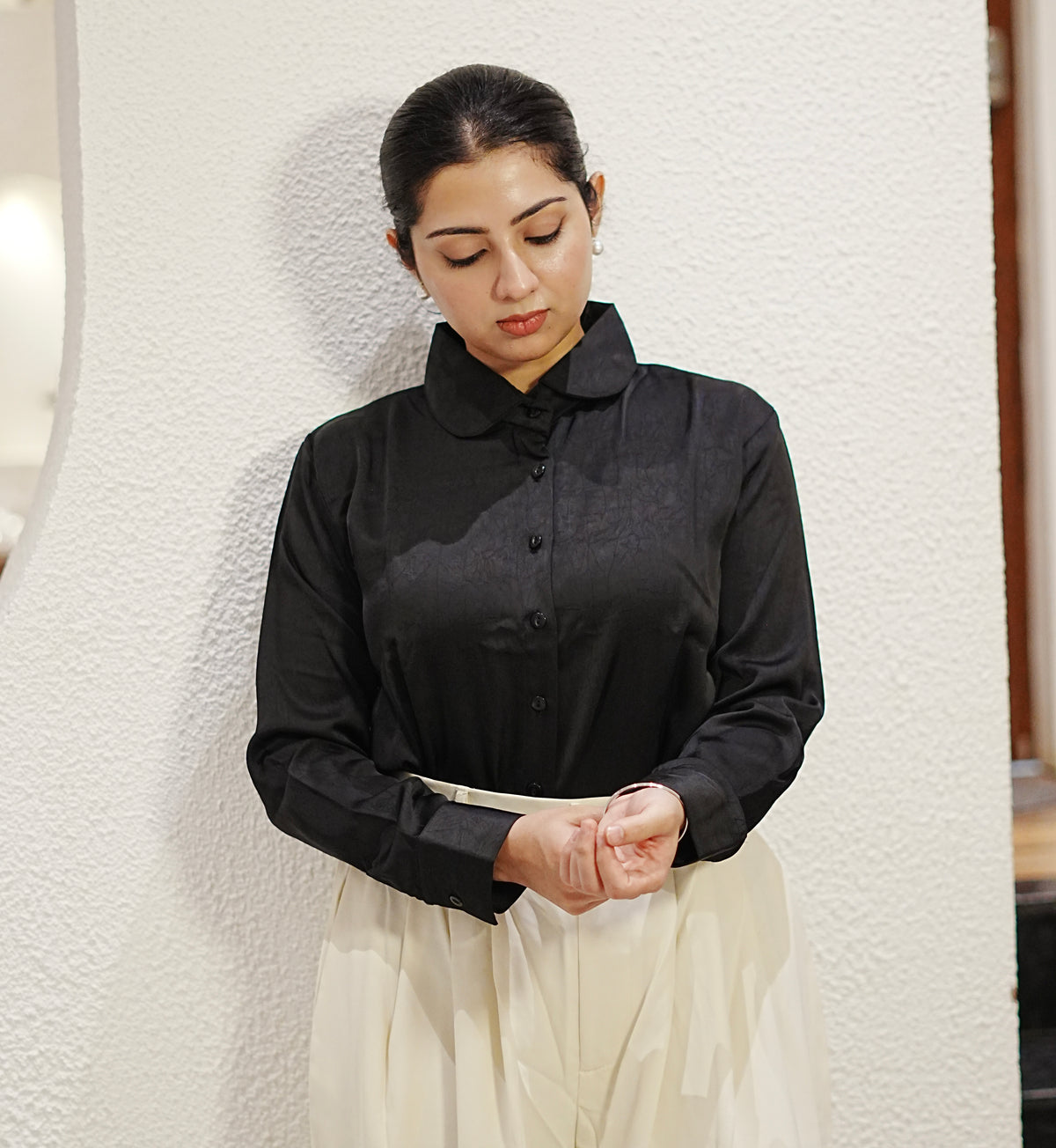 Lustre Luxe | Satin Formal Shirt