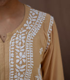 Desert Noor | Lucknowi Chikankari Kurta Set