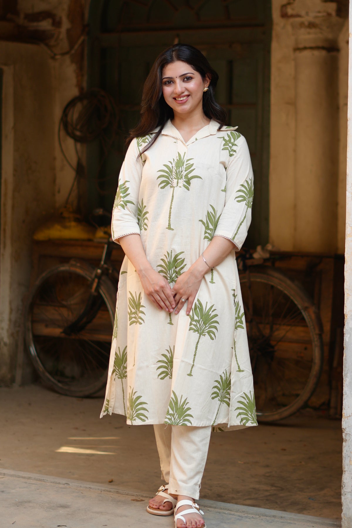 Palm Whisper | Kurta Set