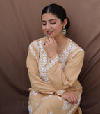 Desert Noor | Lucknowi Chikankari Kurta Set