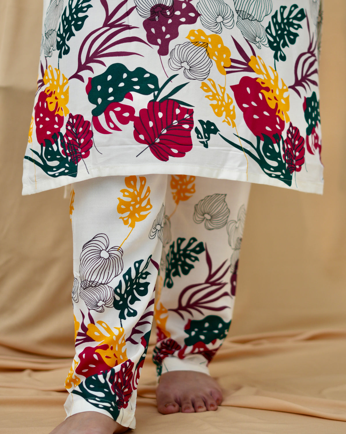 Autumn Muse | Botanical Printed Kurta Set