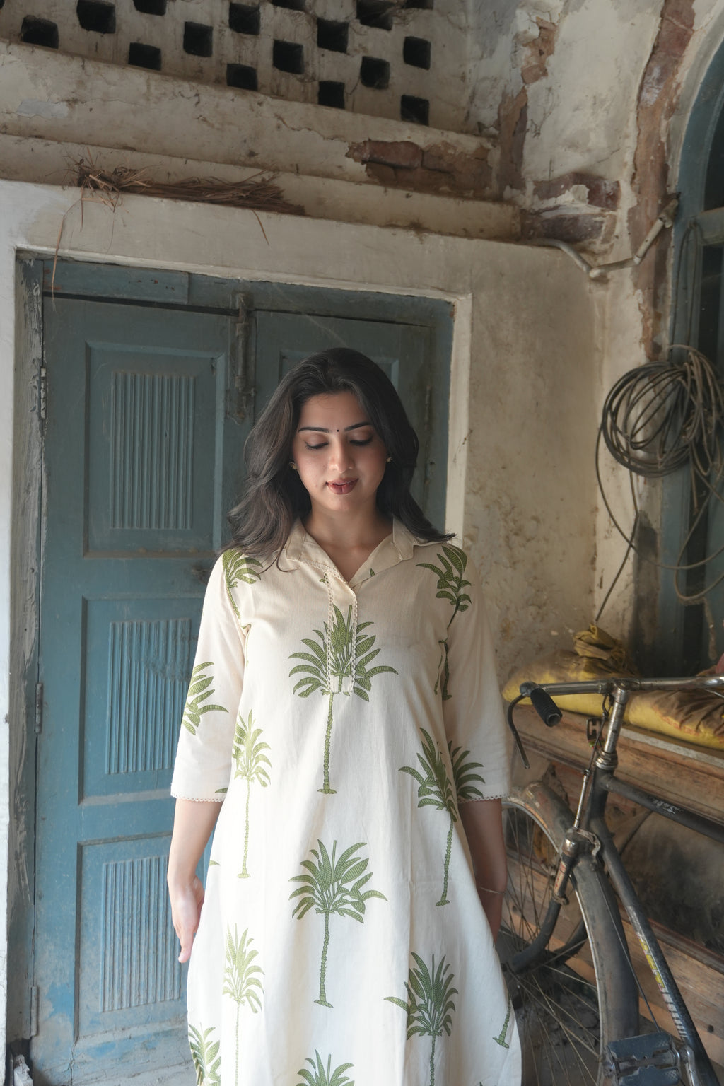 Palm Whisper | Kurta Set