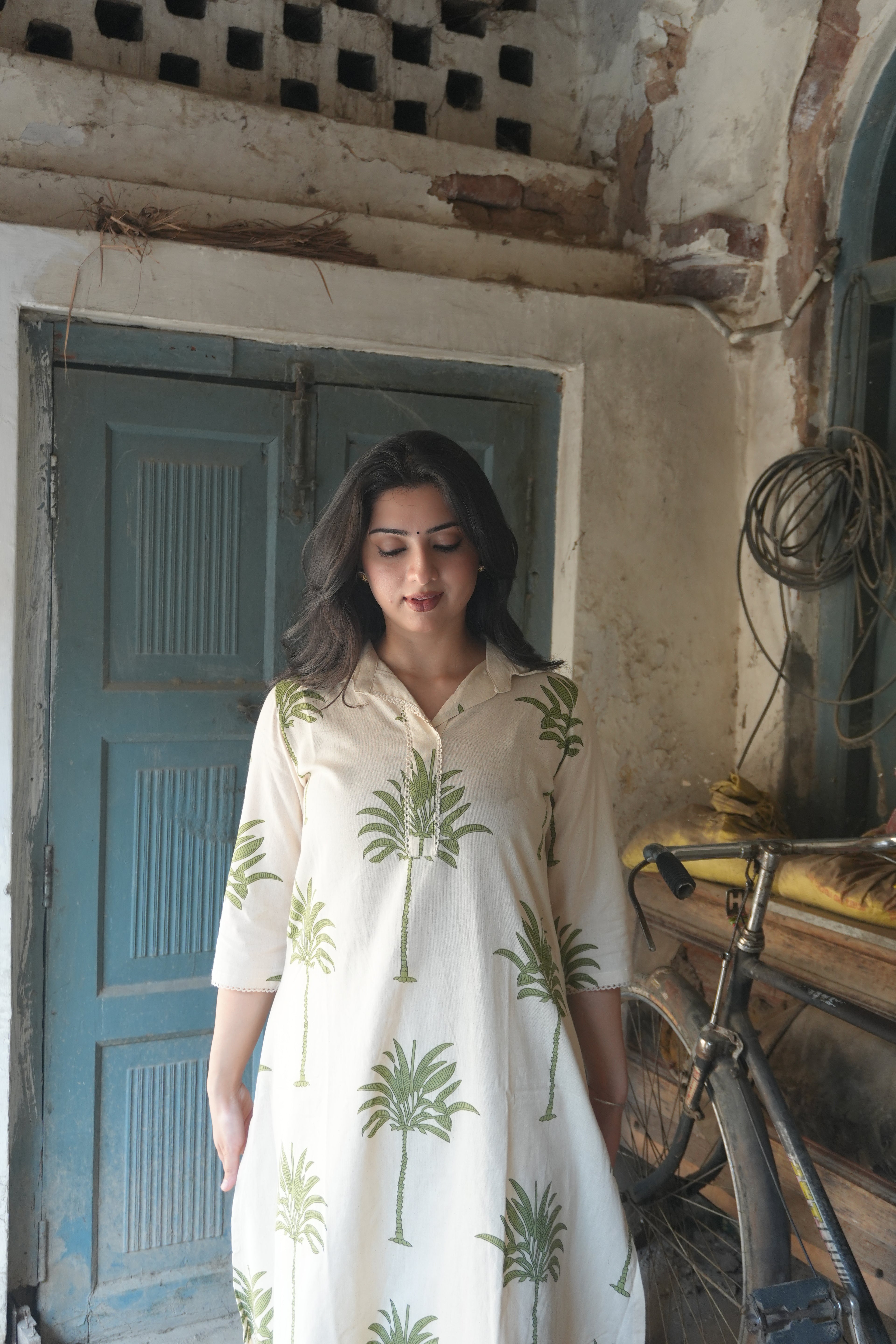 Palm Whisper | Kurta Set