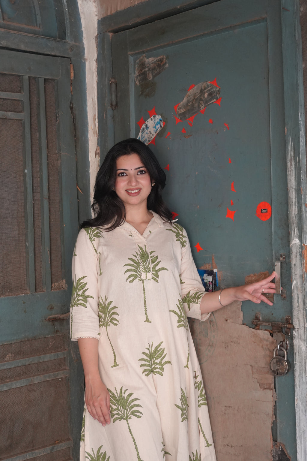 Palm Whisper | Kurta Set