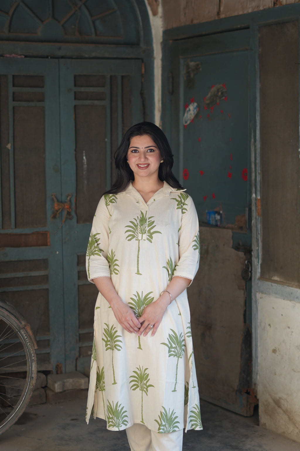 Palm Whisper | Kurta Set