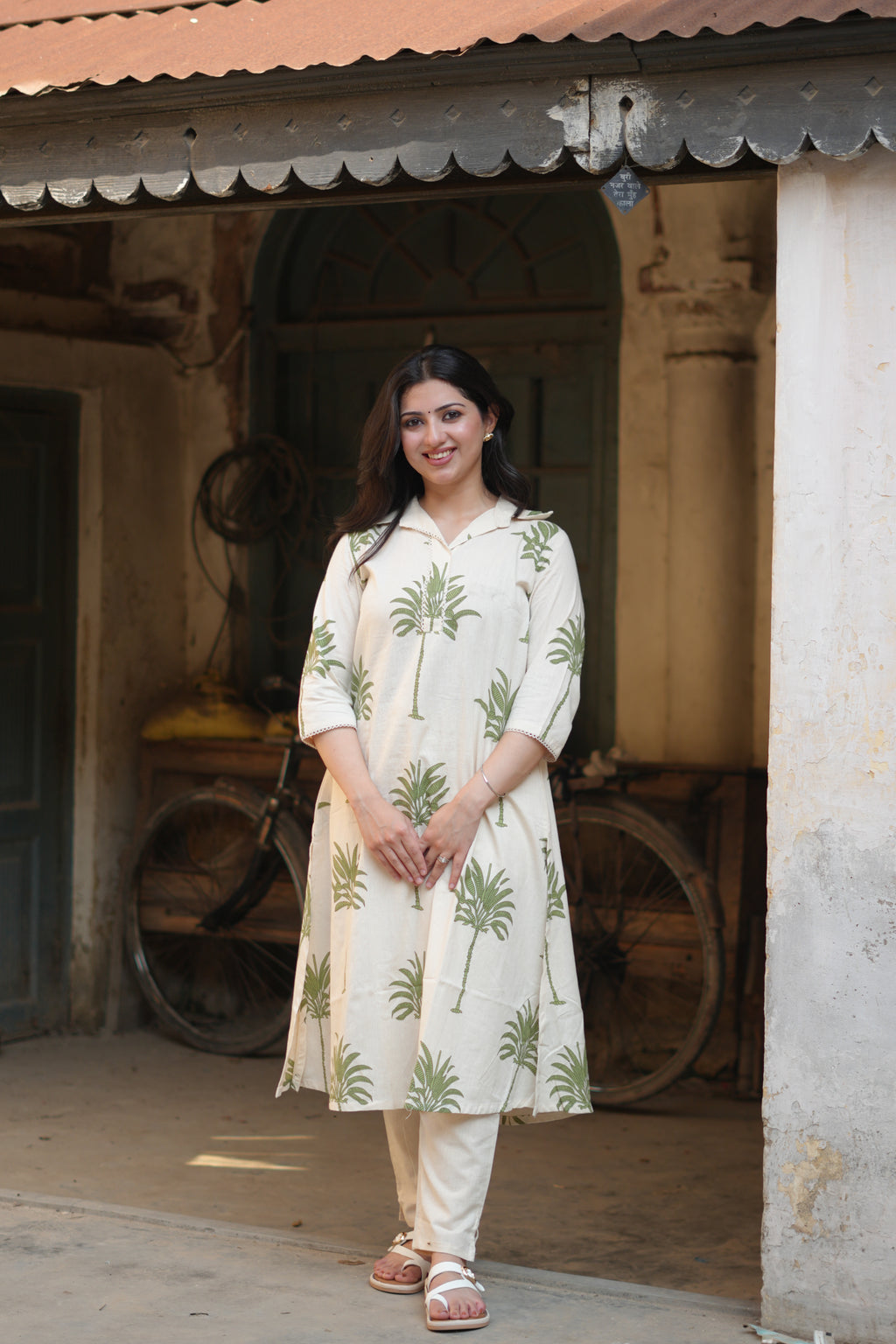 Palm Whisper | Kurta Set