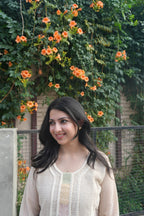 Pearl Petals | Embellished Kurta Set
