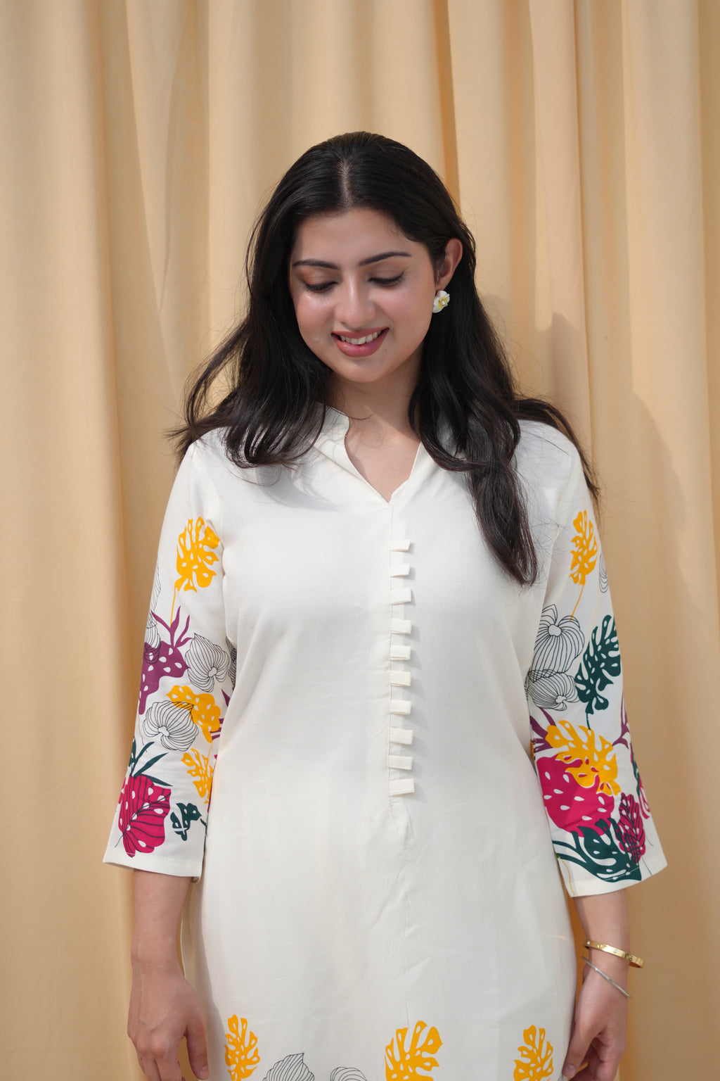 Autumn Muse | Botanical Printed Kurta Set