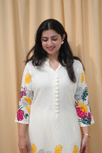 Autumn Muse | Botanical Printed Kurta Set