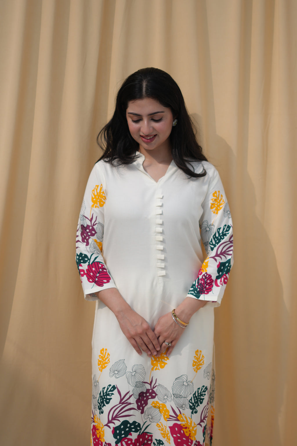 Autumn Muse | Botanical Printed Kurta Set