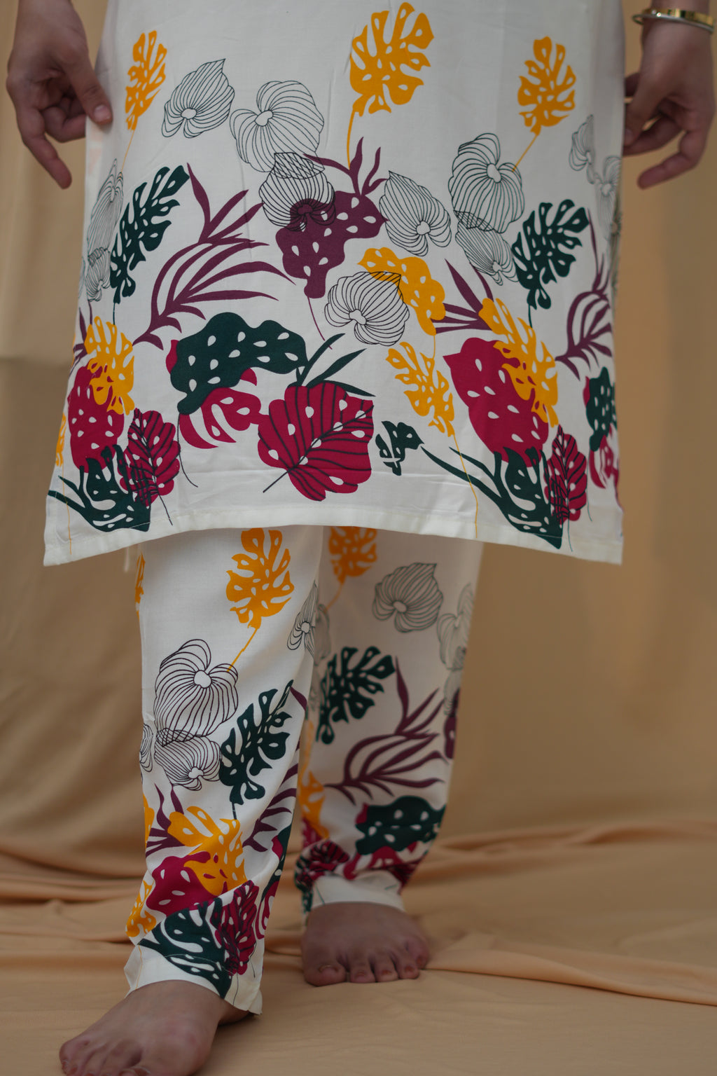 Autumn Muse | Botanical Printed Kurta Set