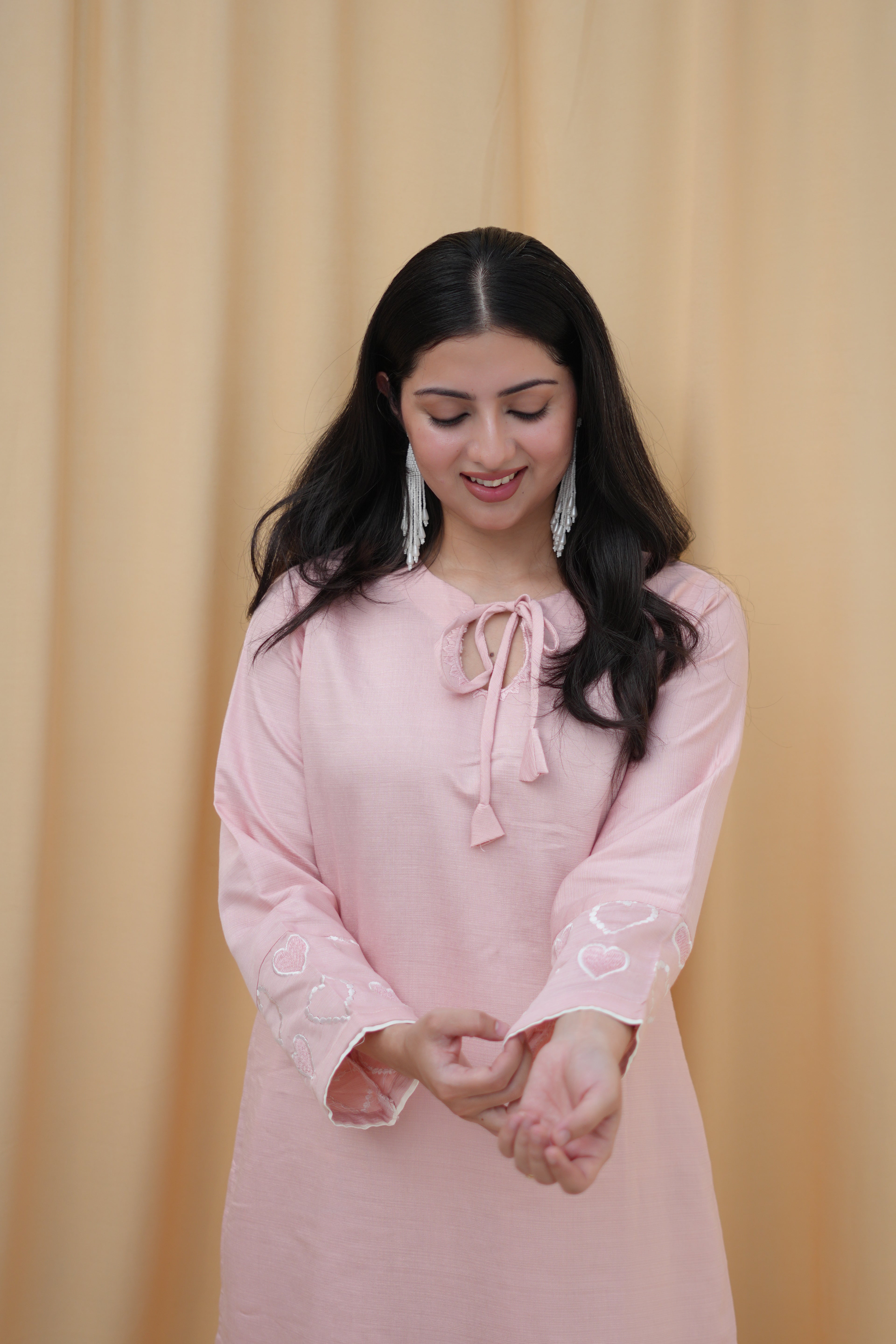 Blush Amour | Embroidered Co-ord Set