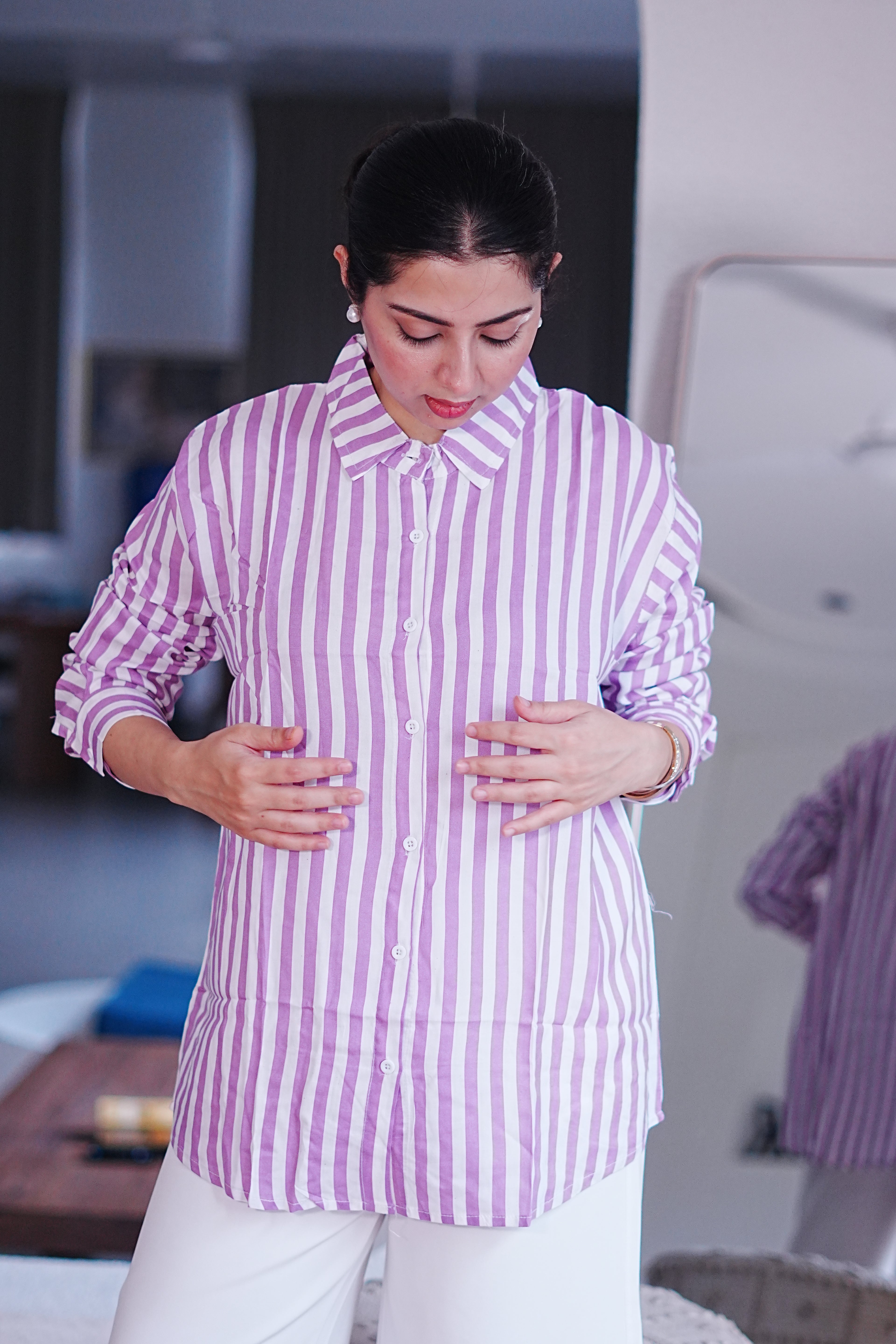 City Lines | Striped Cotton Shirt