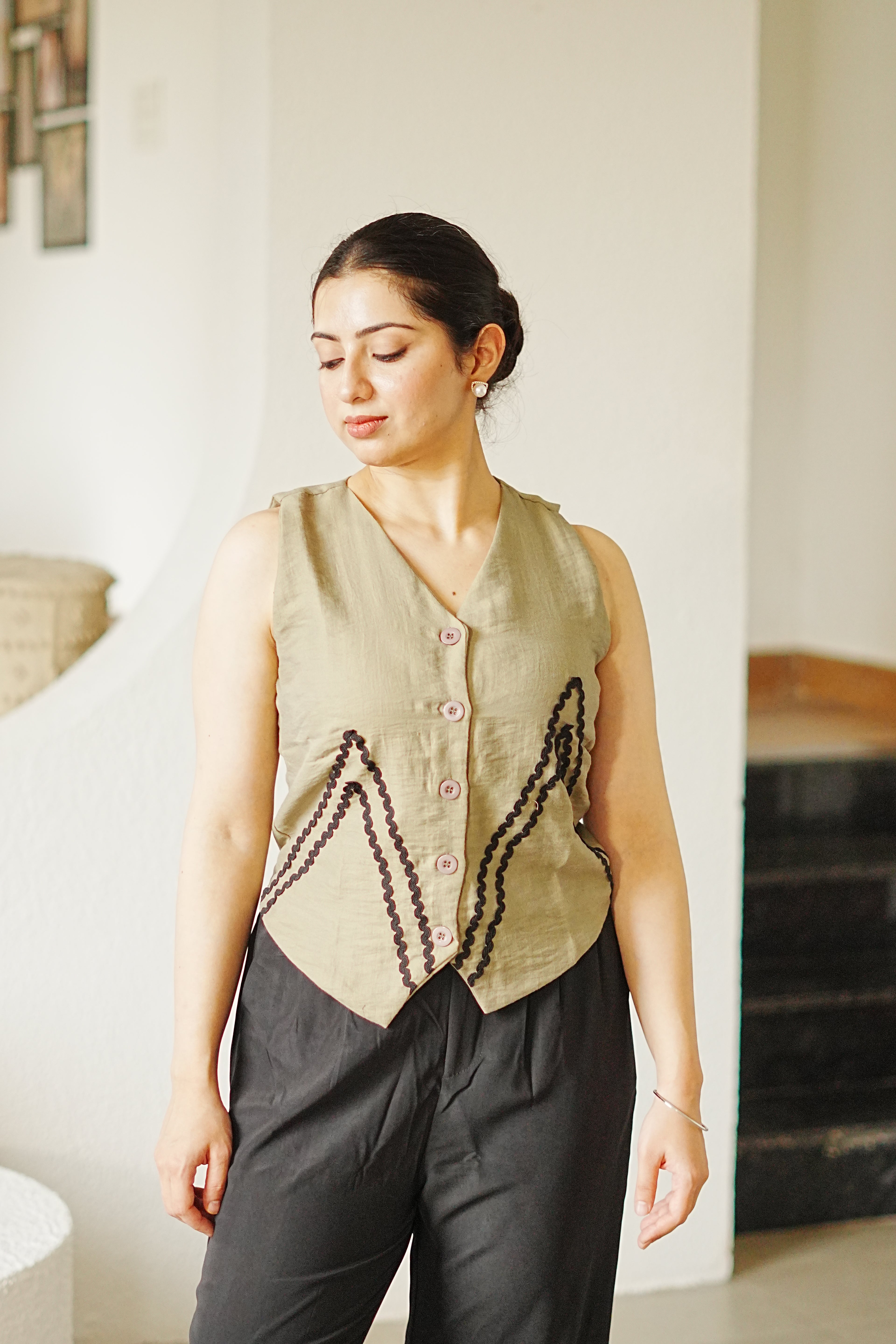 Modern Muse | Tailored Waistcoat Top