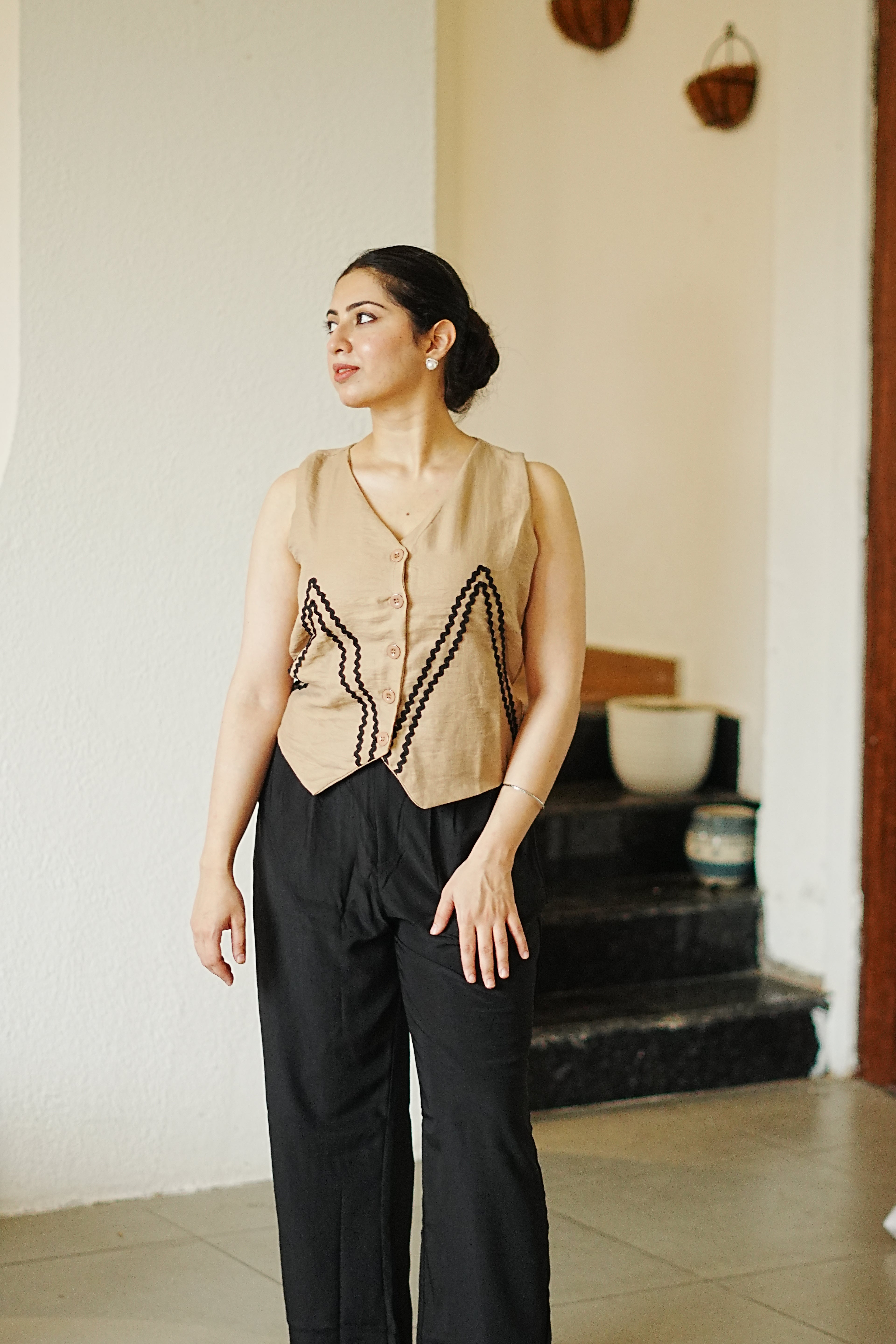 Modern Muse | Tailored Waistcoat Top