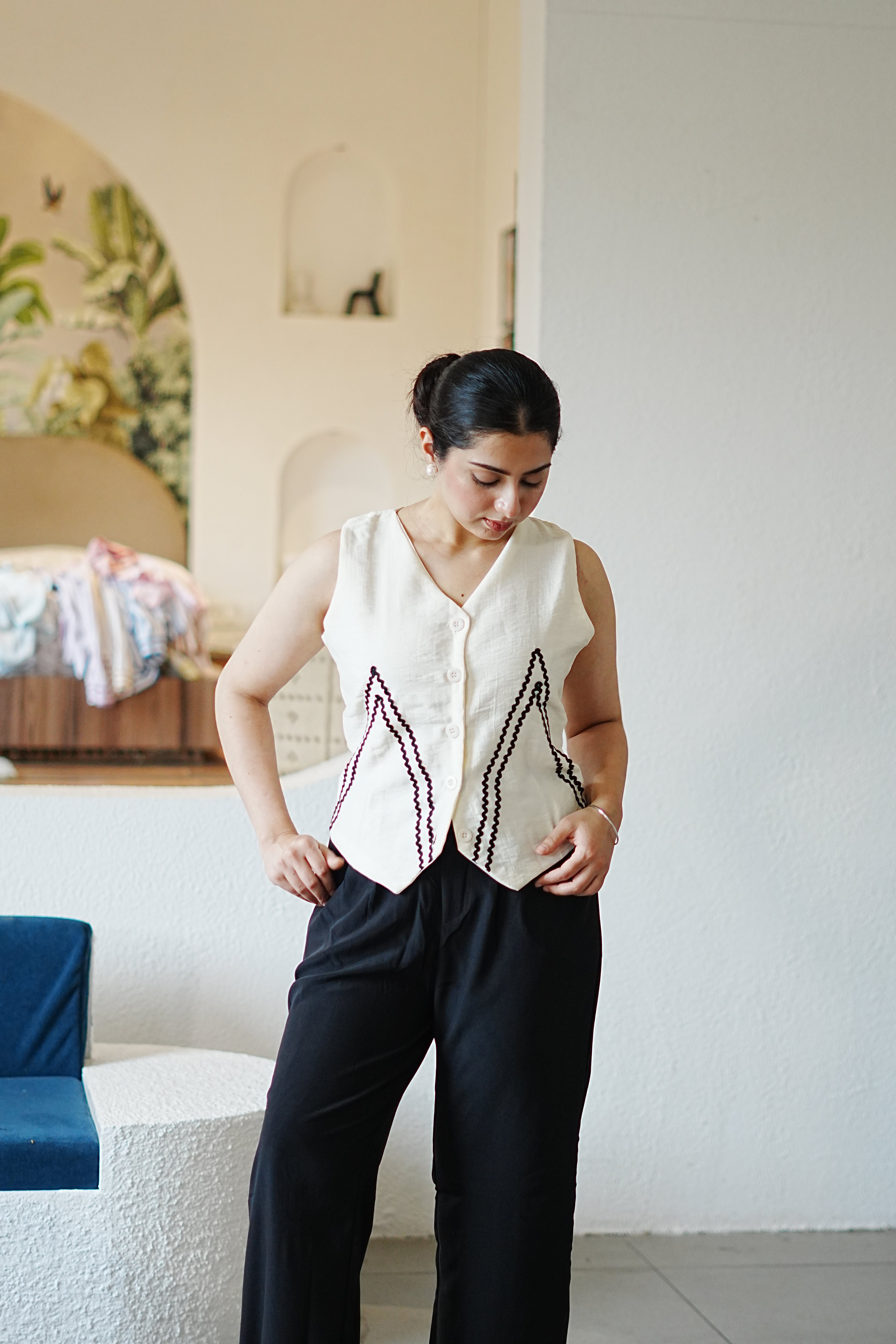Modern Muse | Tailored Waistcoat Top