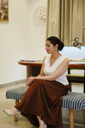 Silhouette Flow | Satin Maxi Skirt