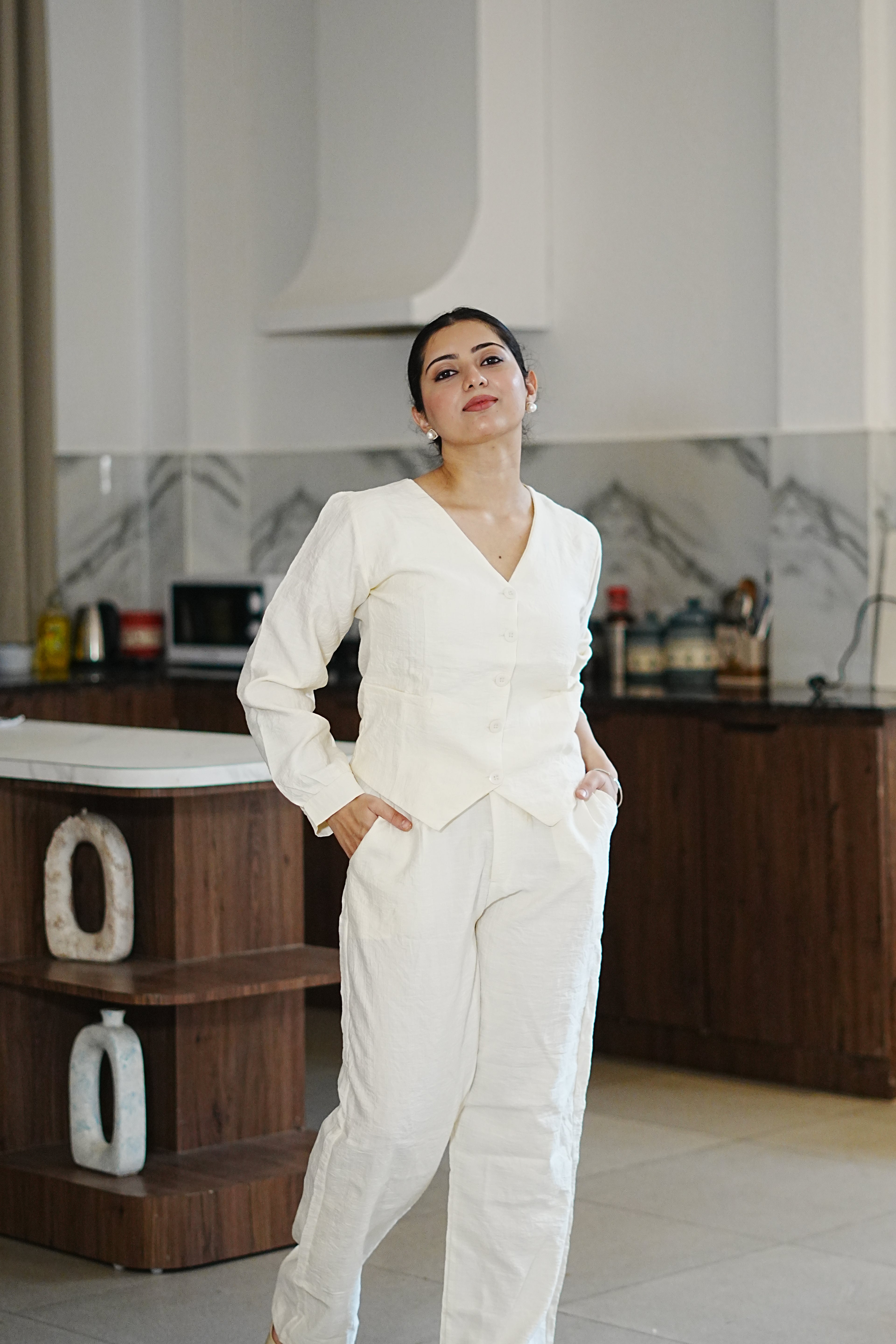 Ivory Muse | Formal Co-ord Set