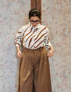 Mocha Muse | Striped Formal Shirt