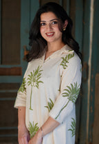 Palm Whisper | Kurta Set