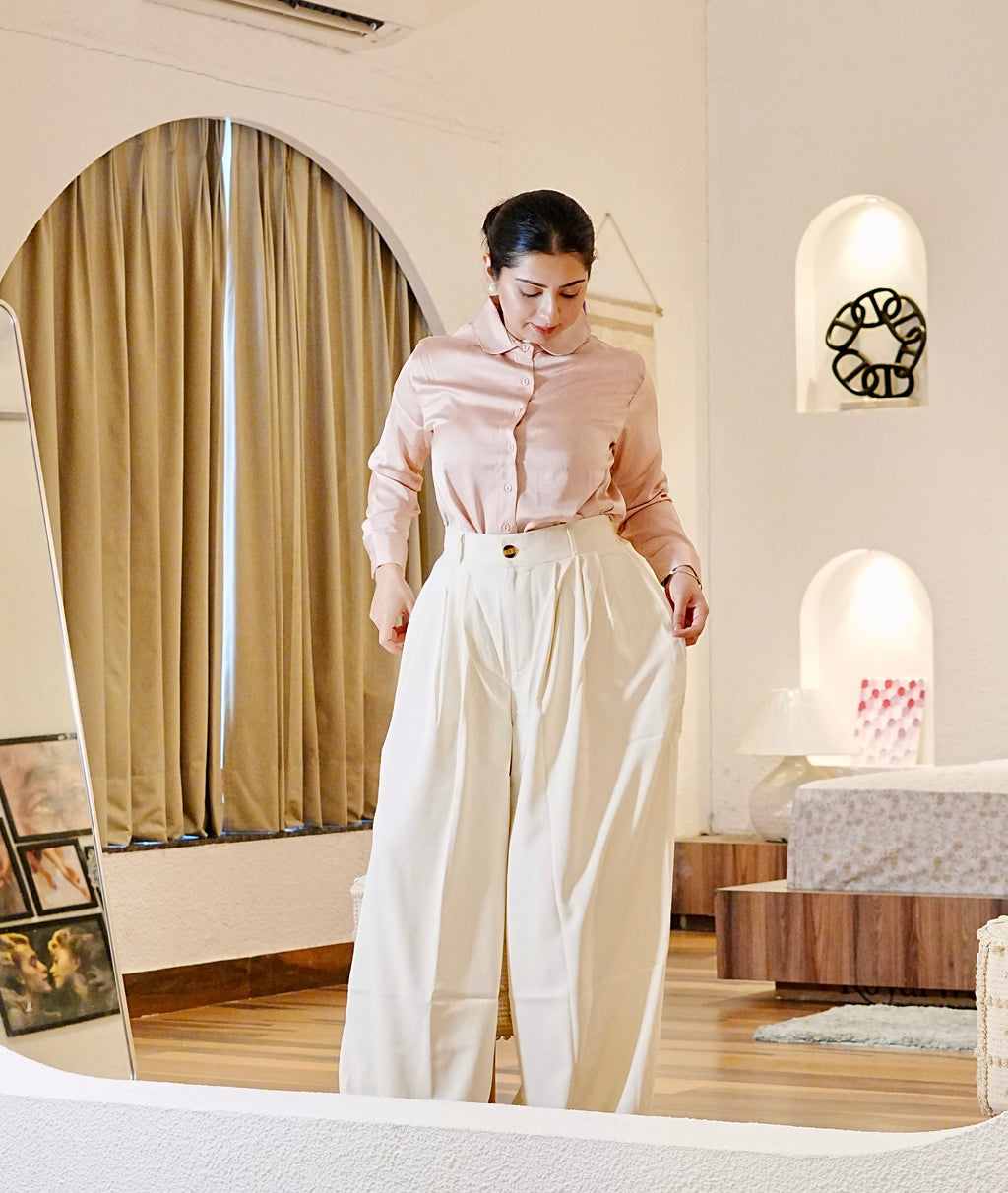 Lustre Luxe | Satin Formal Shirt