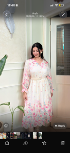 Gardenia Bloom Dress