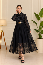 Polka Dot Lace Dress