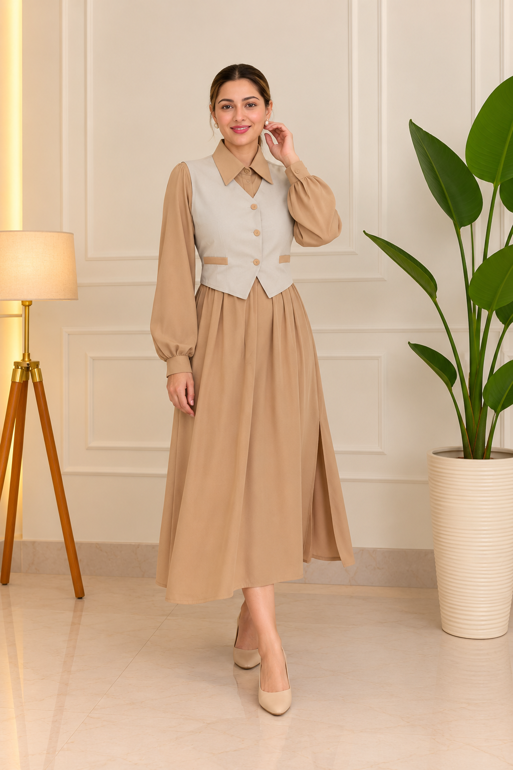 Vintage vest dress