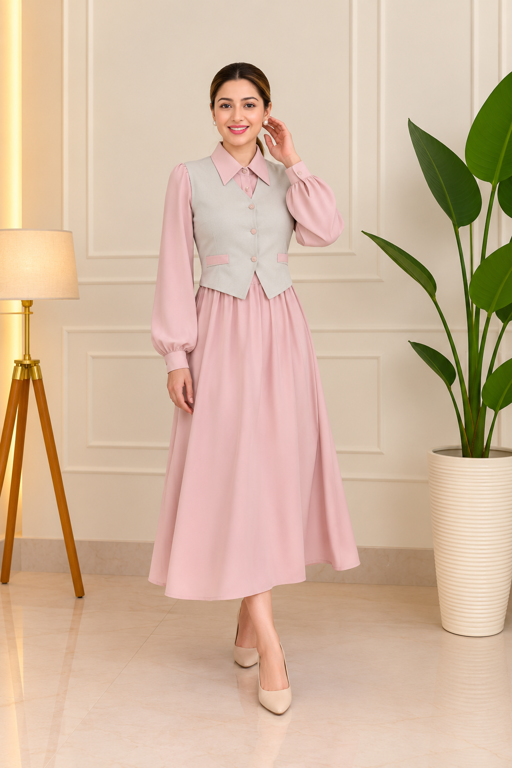 Vintage vest dress