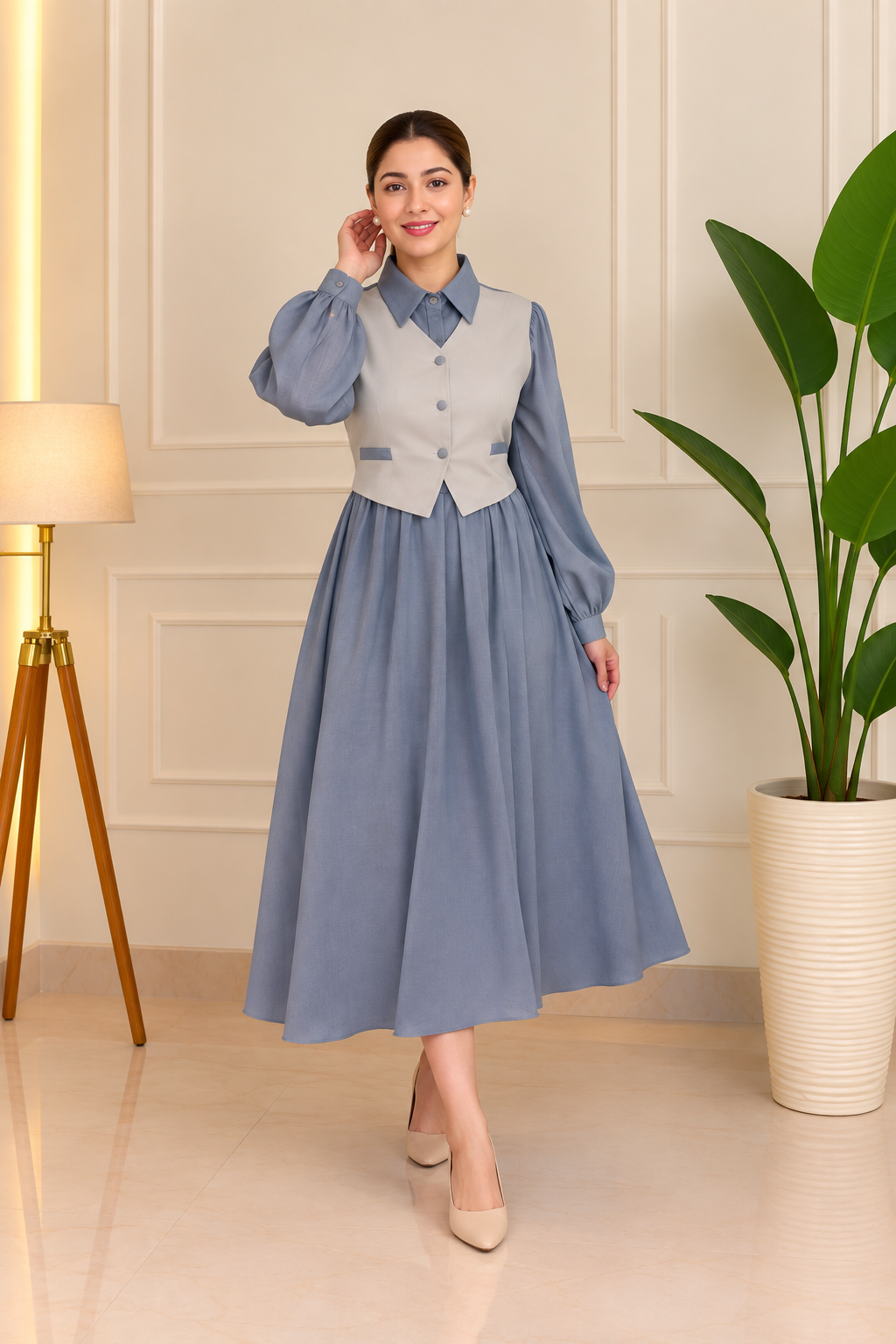 Vintage vest dress