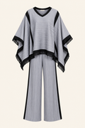 Silver Grace | Fringe Detail Co-Ord Set